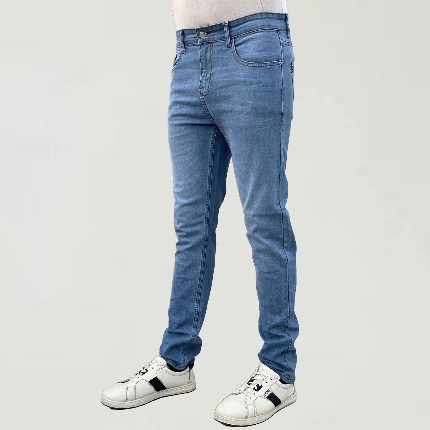 Sky Blue Denim Slim Fit